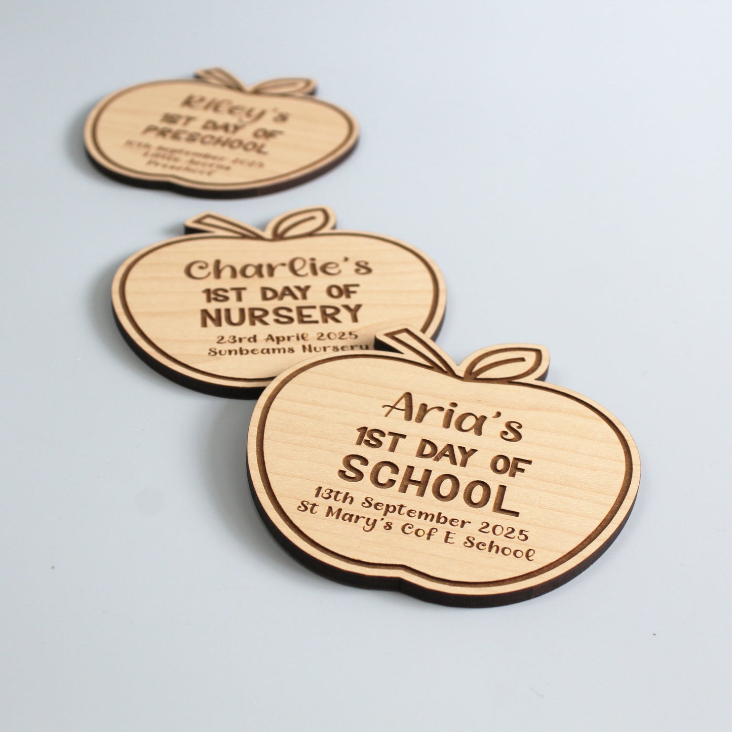 First Day Of School Apple Keepsake Plaque