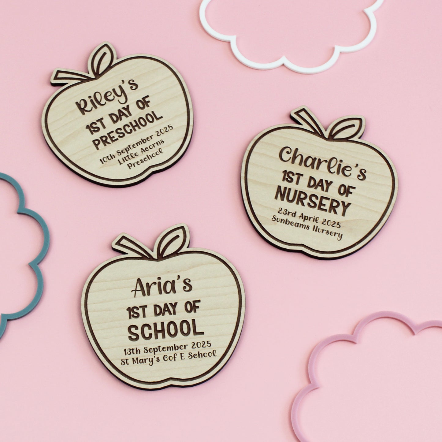 First Day Of School Apple Keepsake Plaque