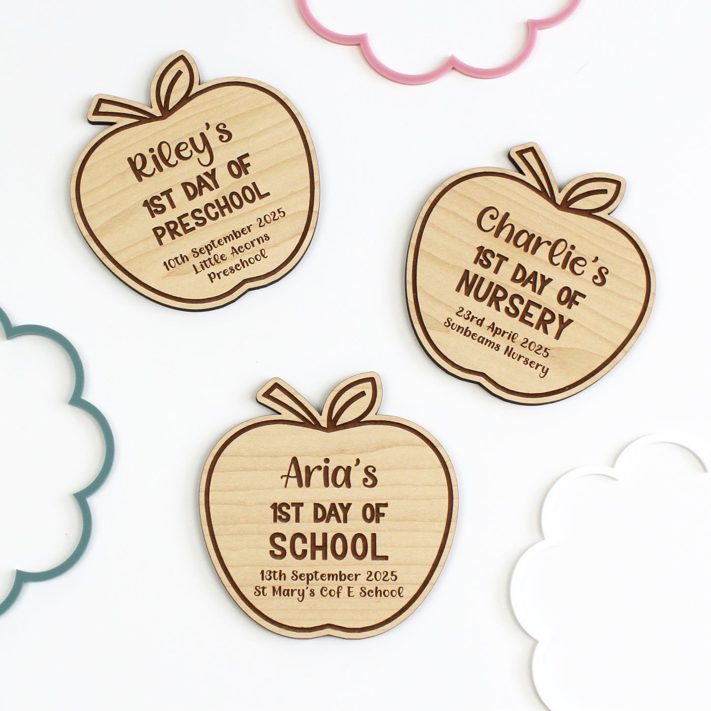 First Day Of School Apple Keepsake Plaque