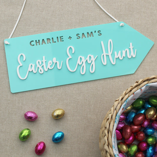 Easter Egg Hunt Personalised Sign