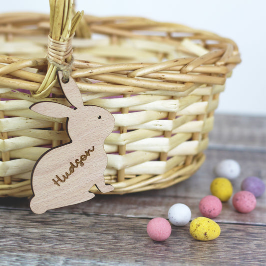 Personalised Engraved Easter Bunny Tag