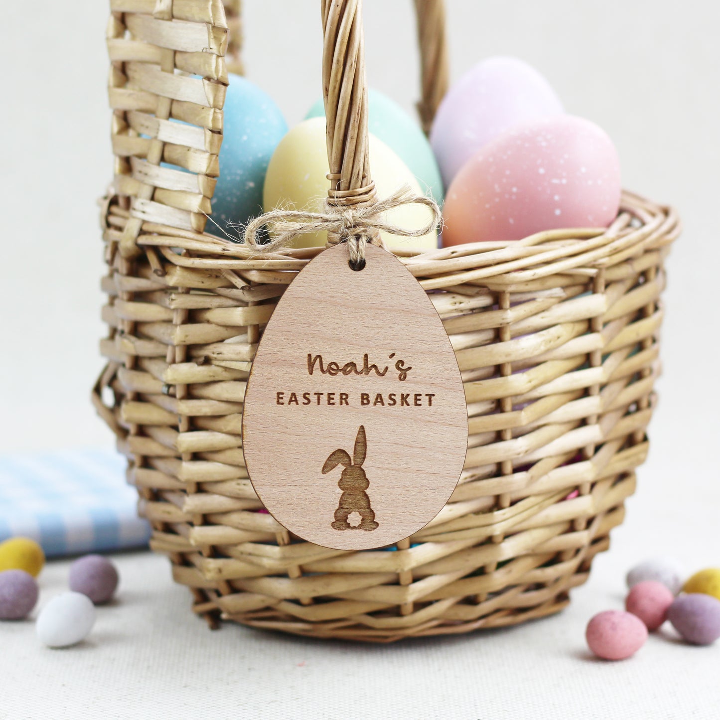 Easter Bunny Basket Tag