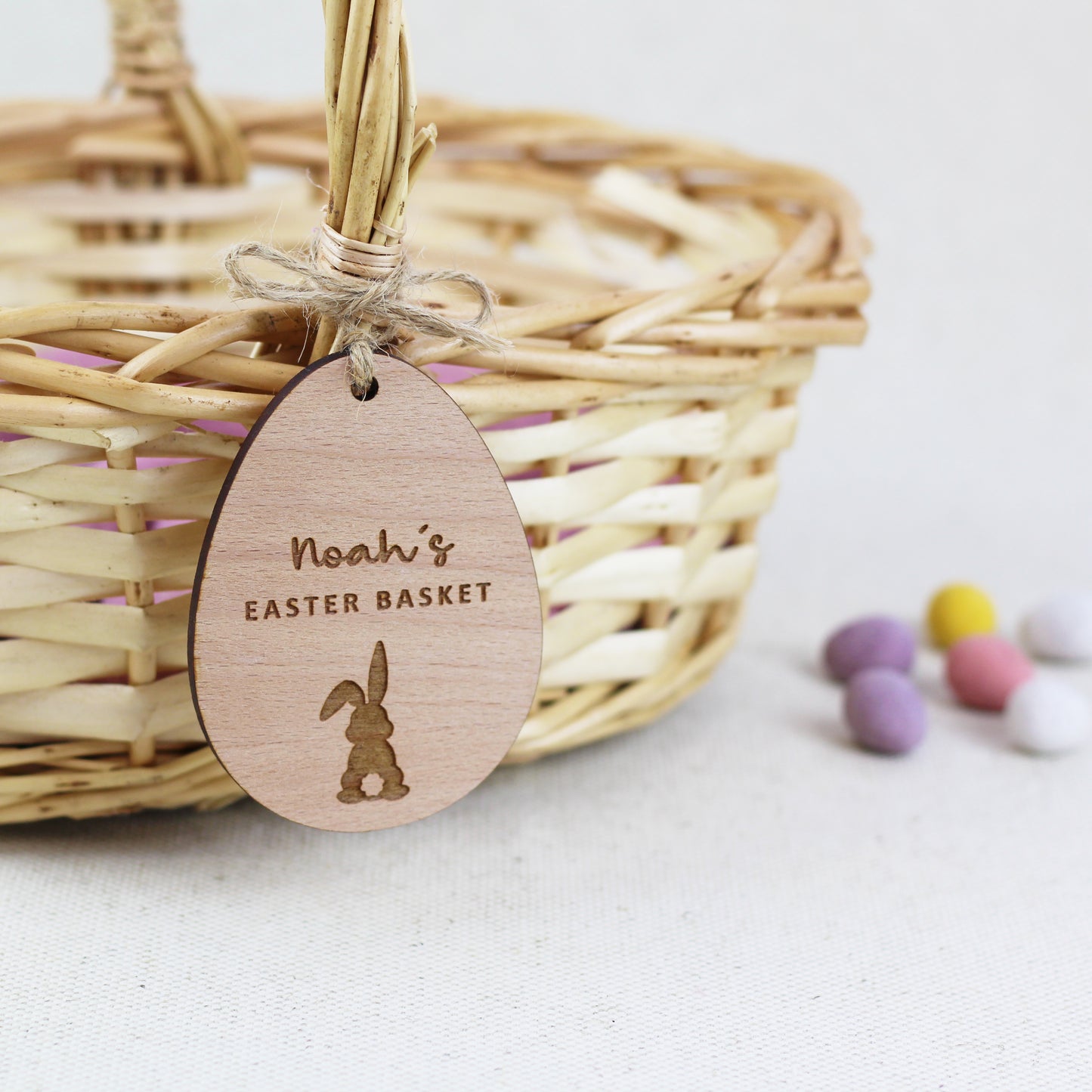 Easter Bunny Basket Tag