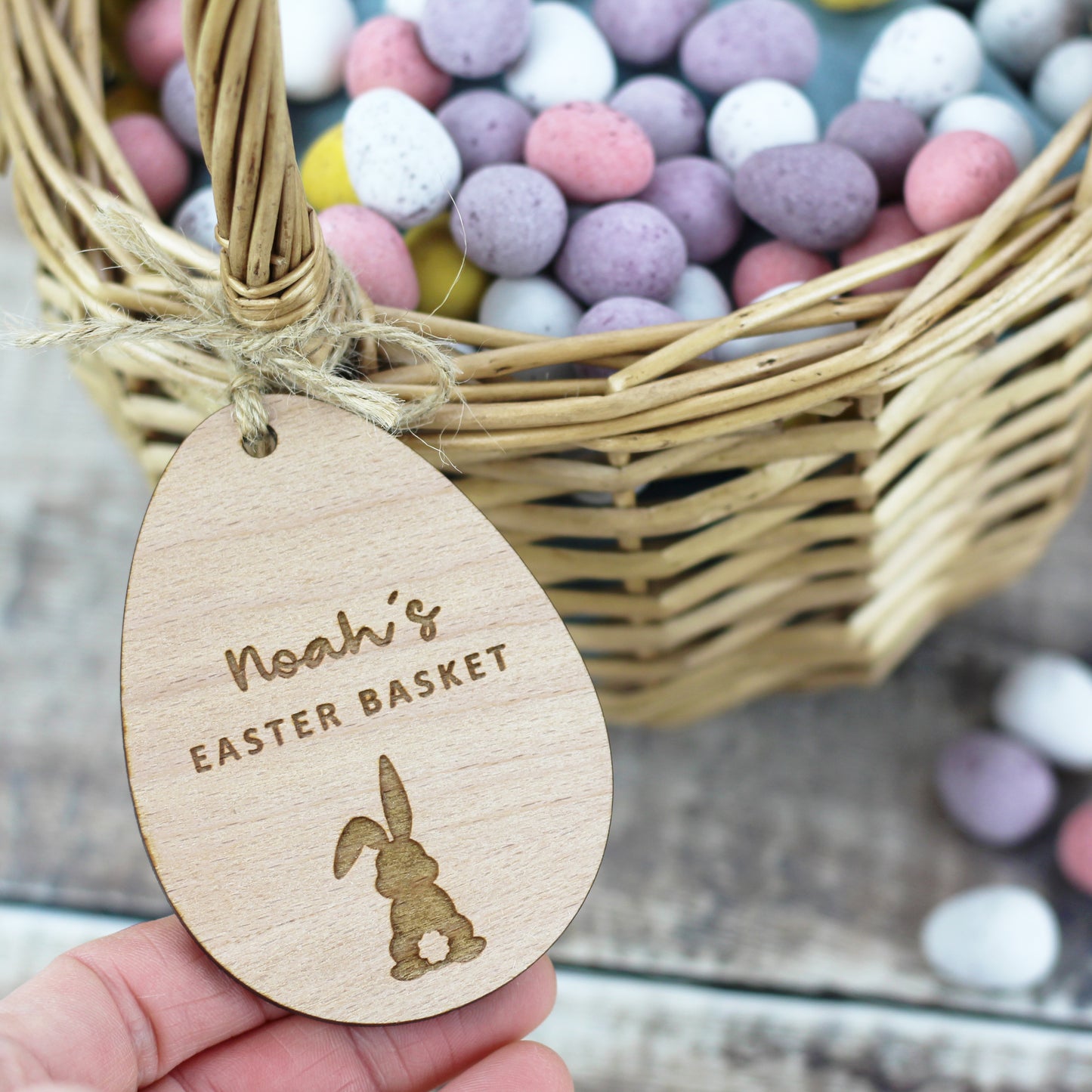 Easter Bunny Basket Tag