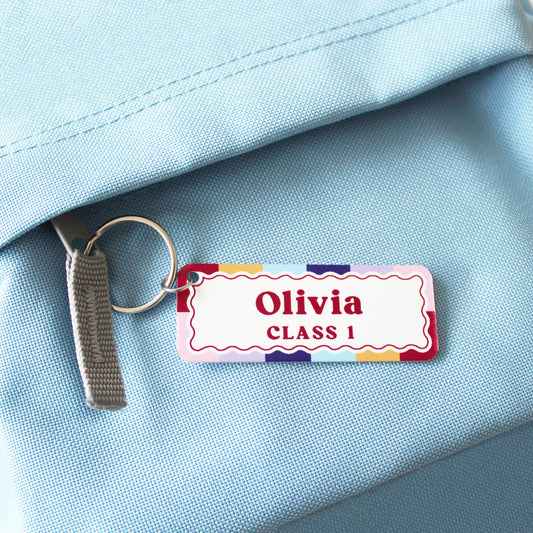 Personalised Name Tag For School Bag