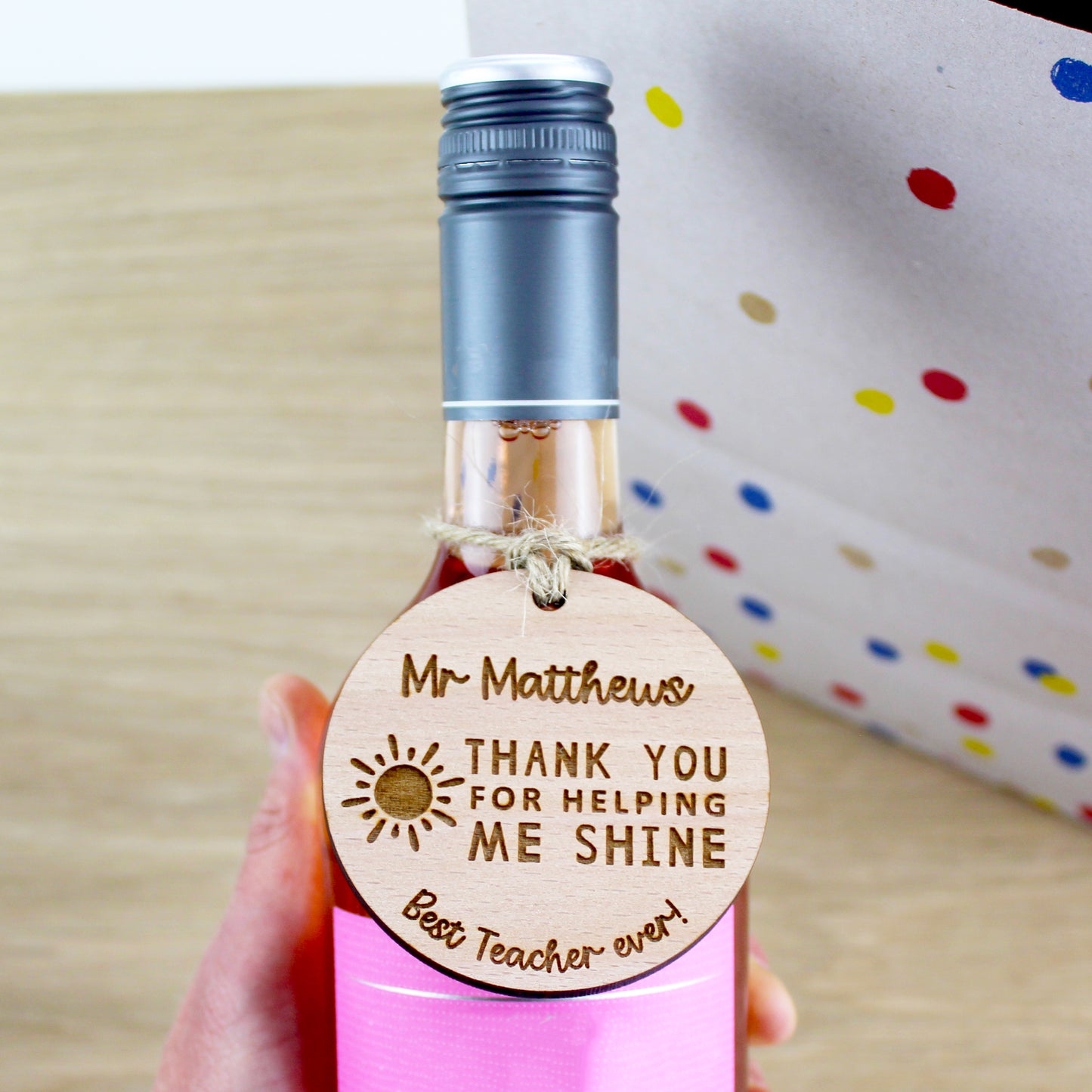 Thank You For Helping Me Shine Teacher Decoration