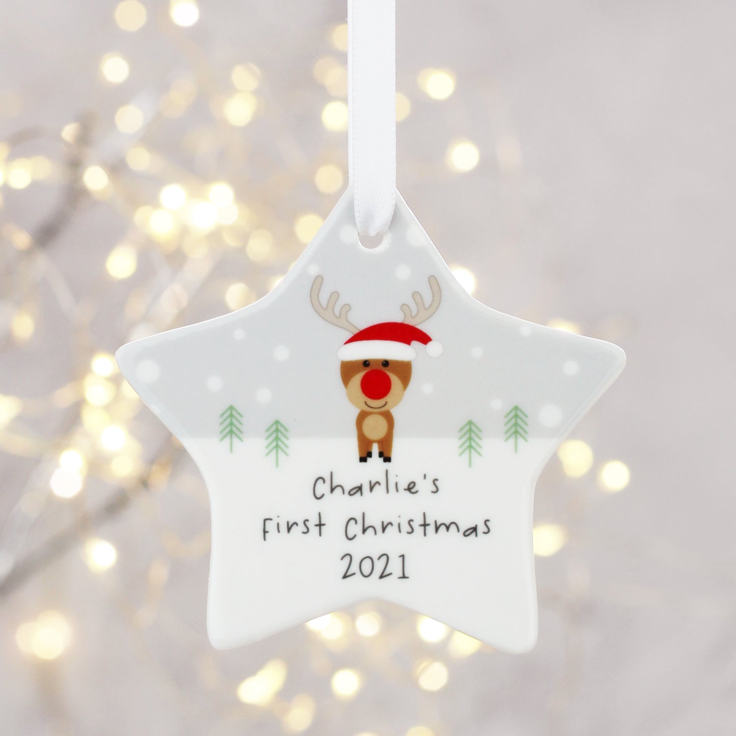 Baby's First Christmas Star Decoration