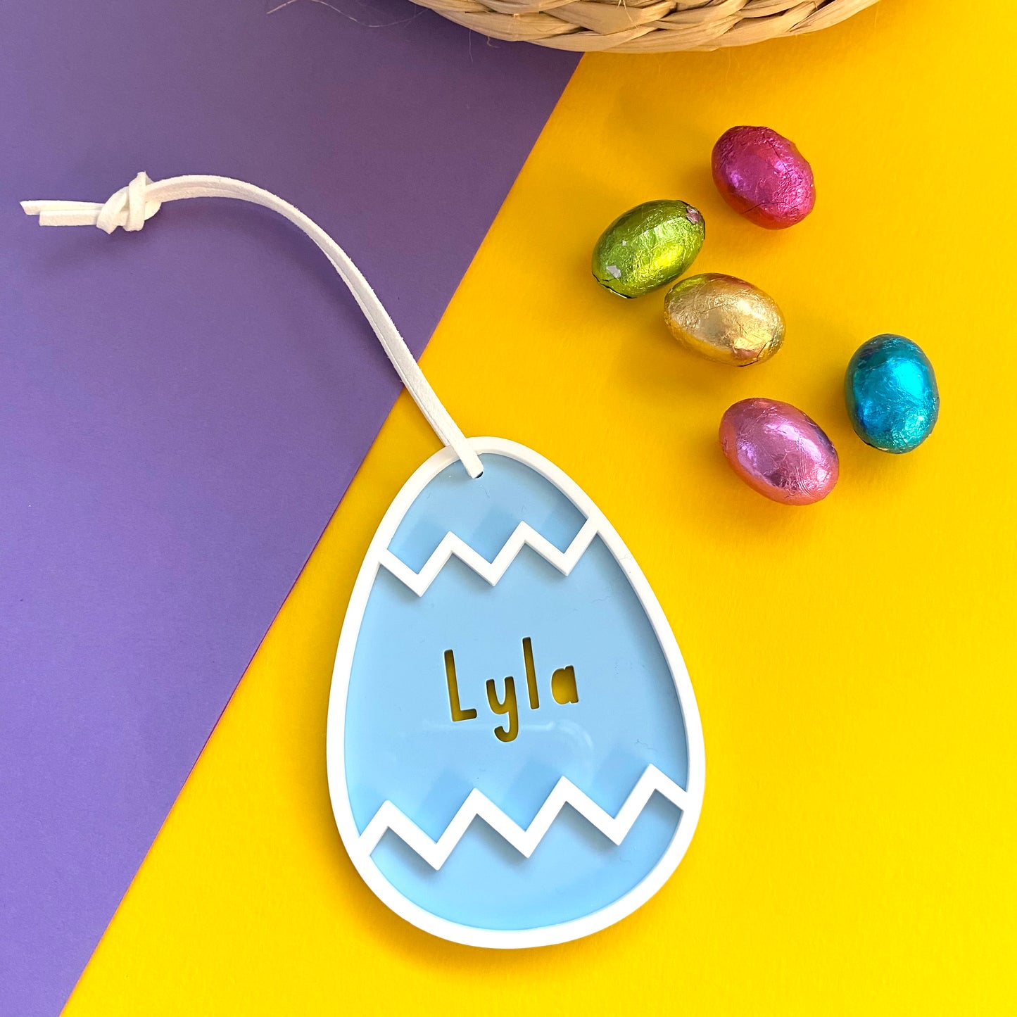 Personalised Acrylic Easter Egg Decoration