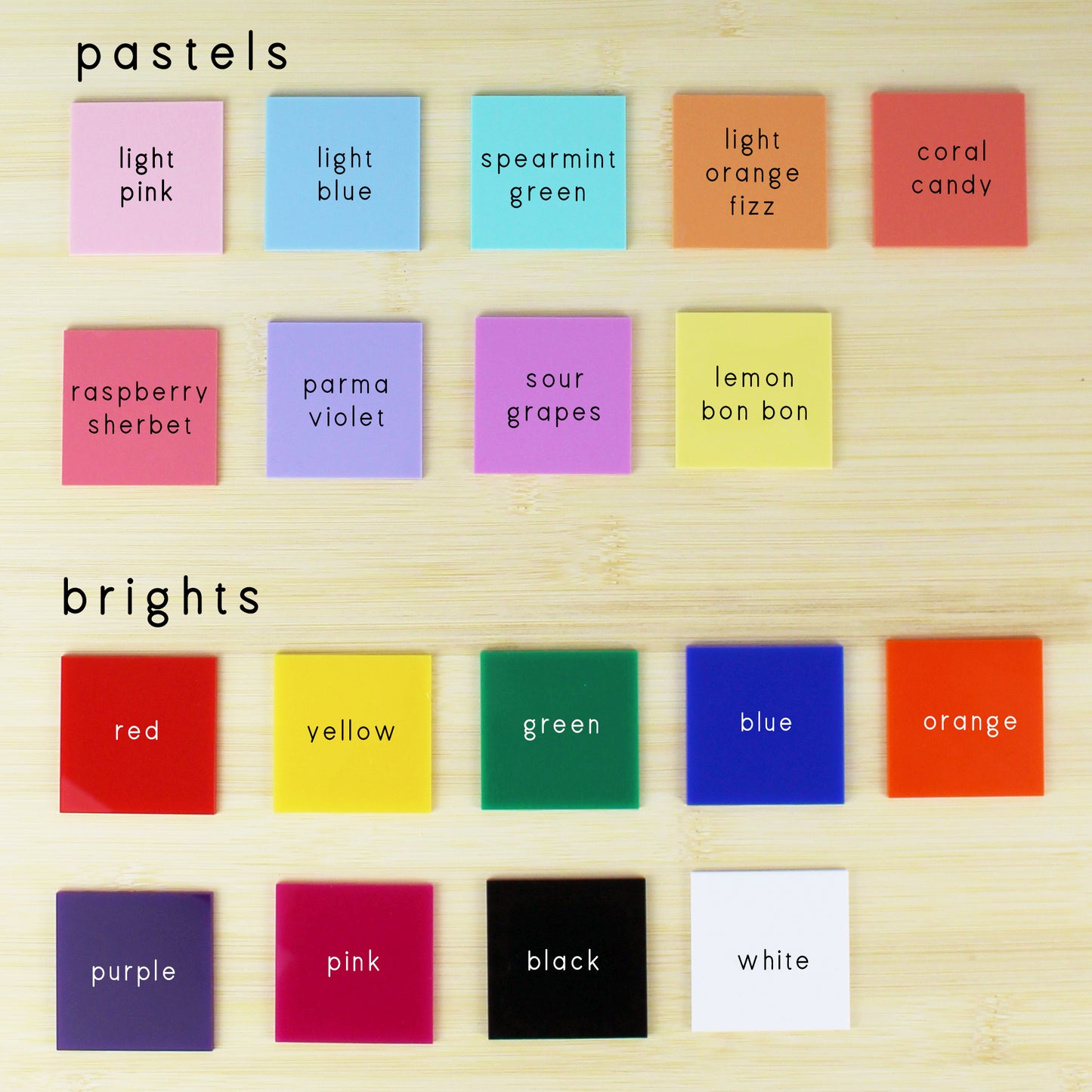 Acrylic Personalised School Bag Tag