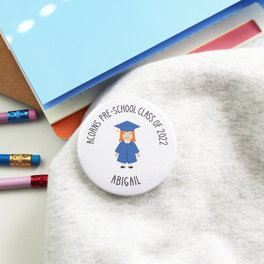 Preschool Graduation Badge or Keyring