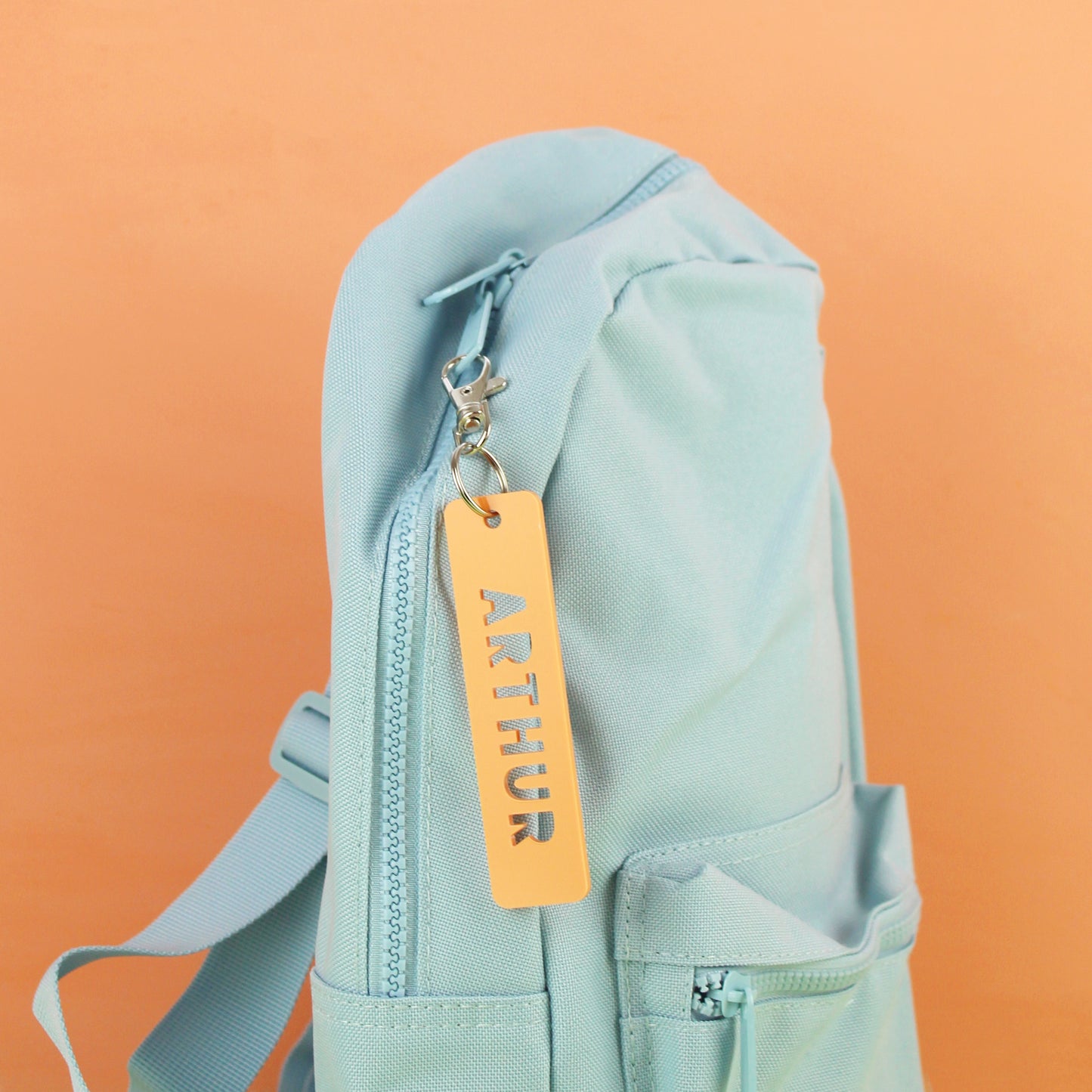 Pastel Acrylic Personalised Name Keyring