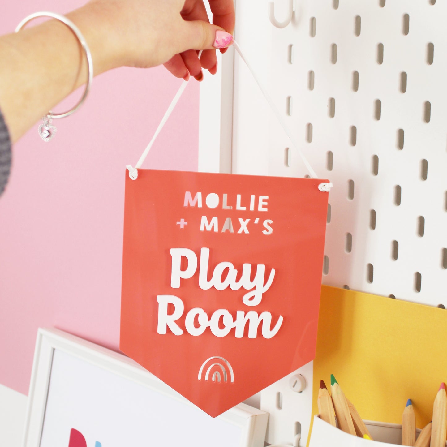 Personalised Play Room Flag