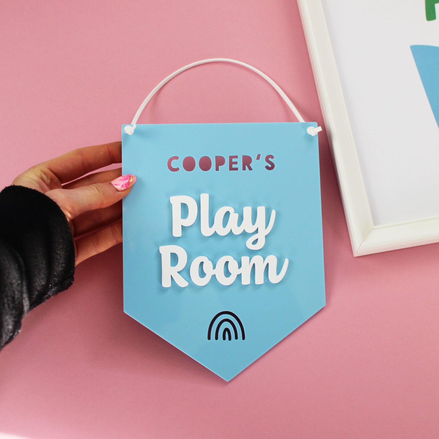 Personalised Play Room Flag