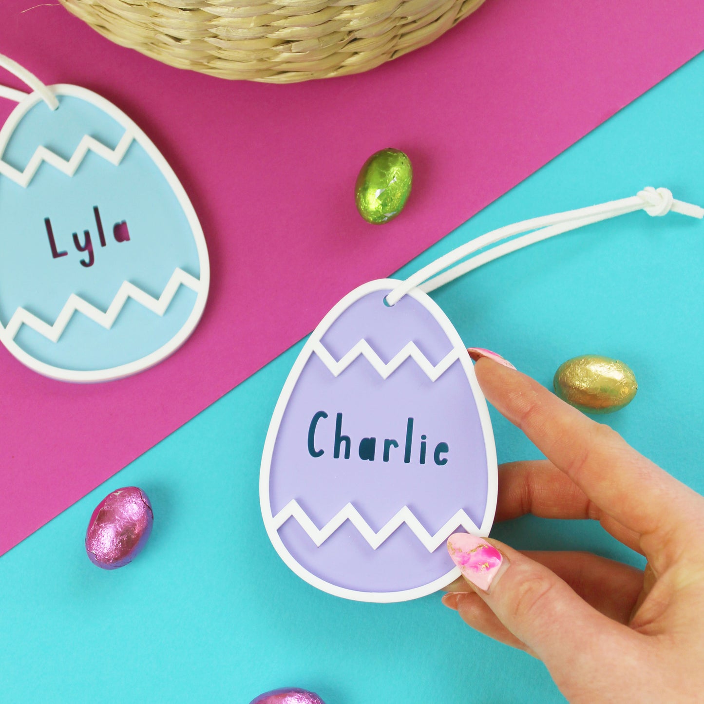 Personalised Acrylic Easter Egg Decoration