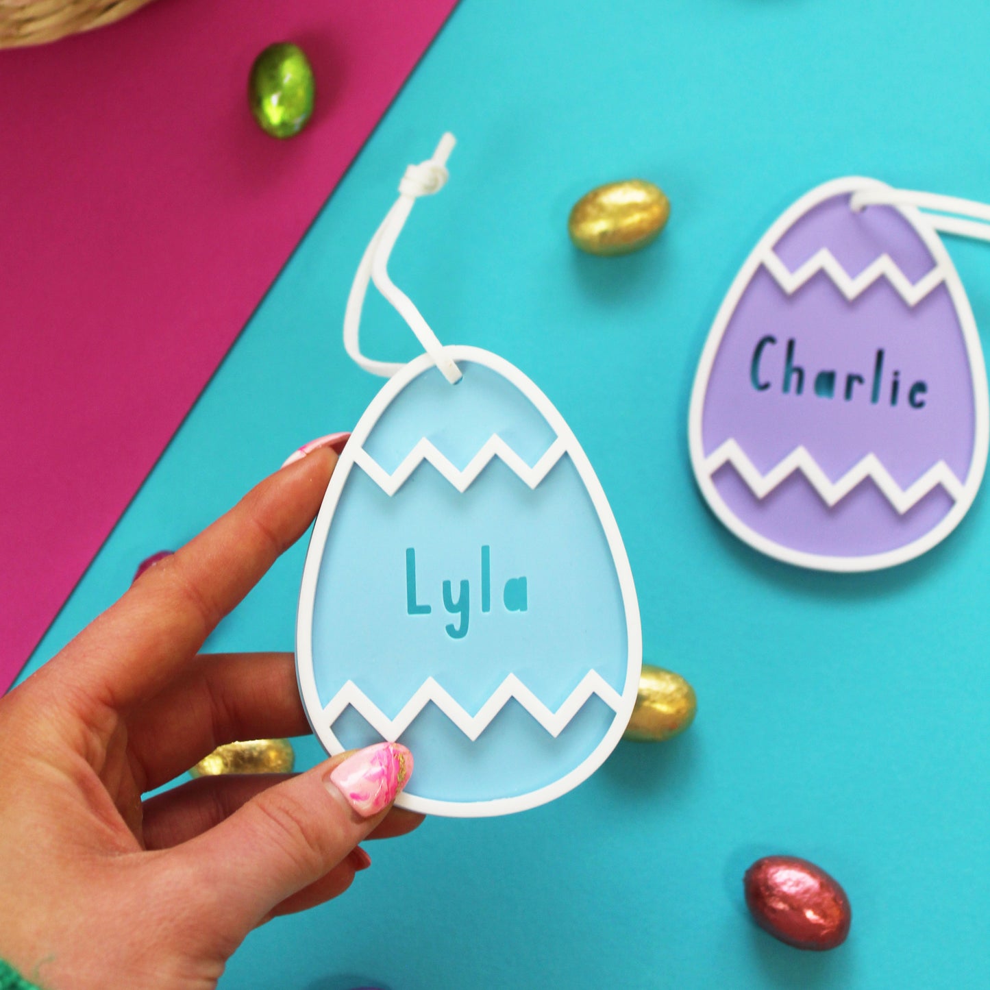 Personalised Acrylic Easter Egg Decoration