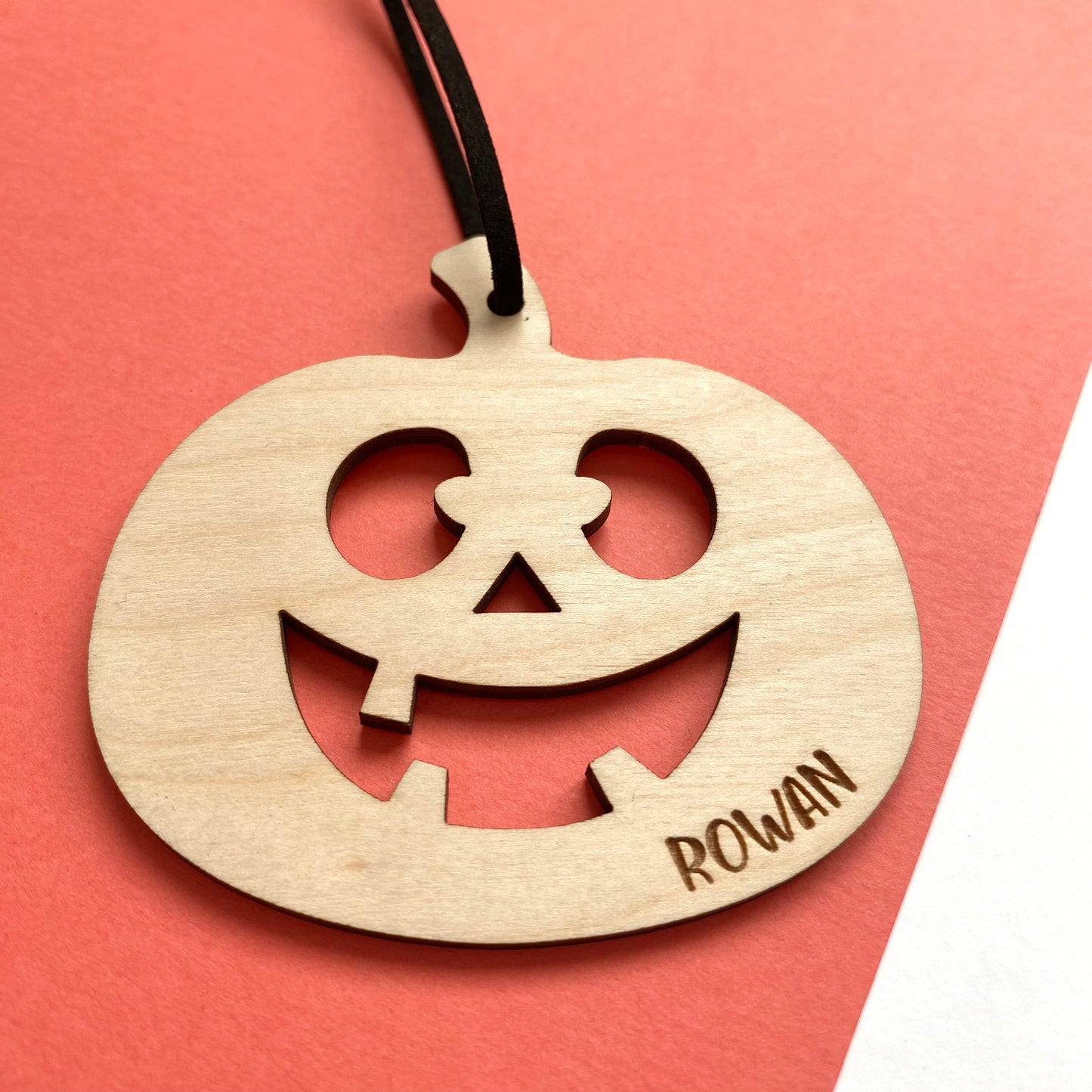 Personalised Wooden Halloween Decorations