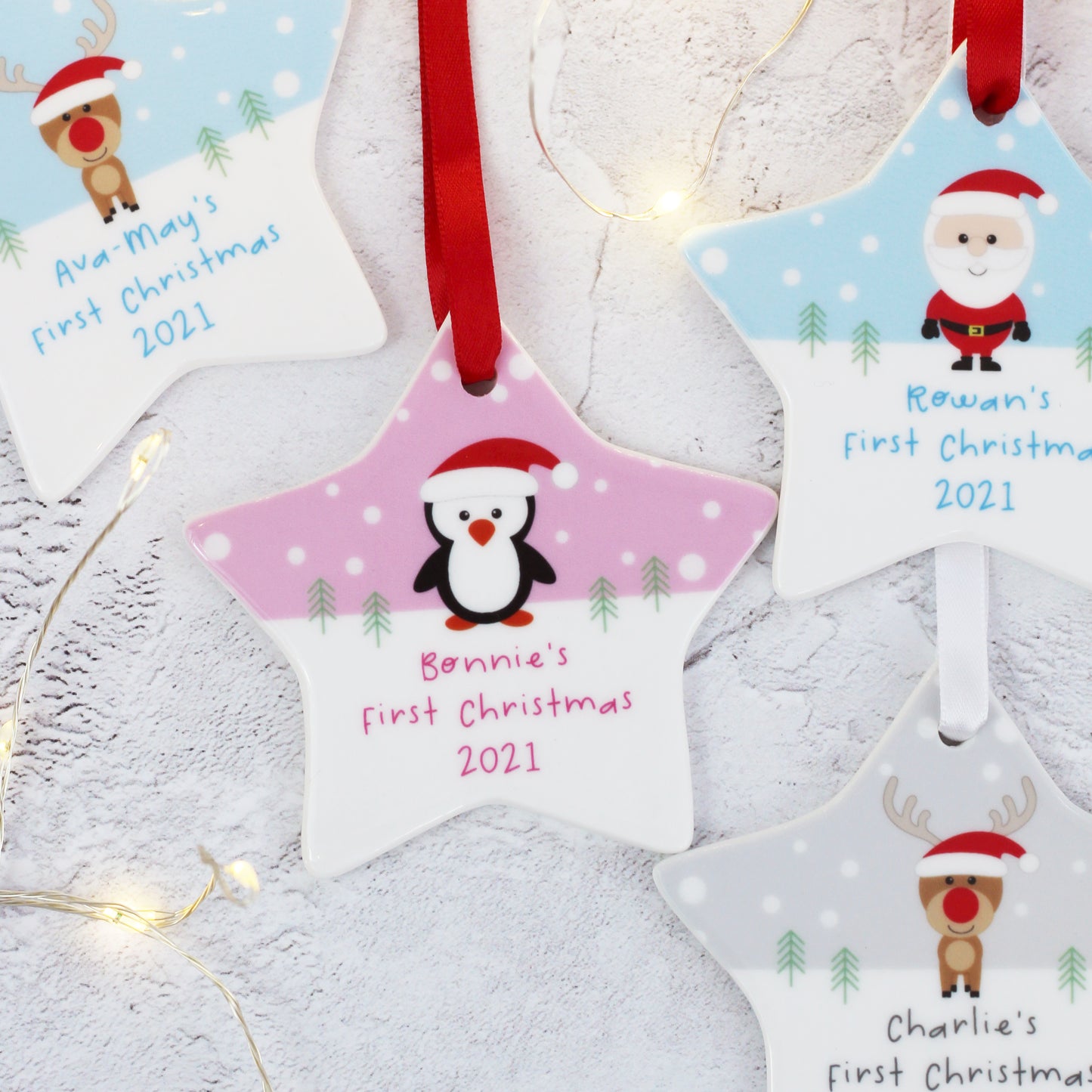 Baby's First Christmas Star Decoration