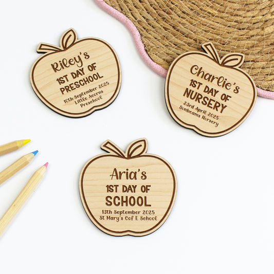 First Day Of School Apple Keepsake Plaque