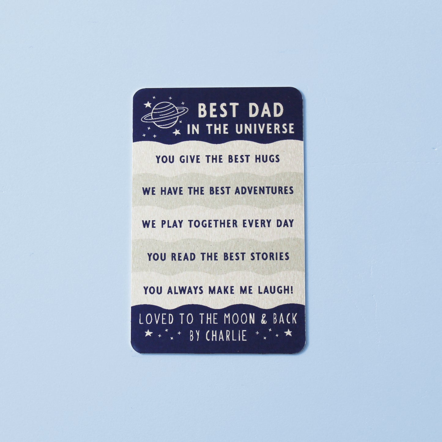 Reasons You Are The Best Dad Personalised Wallet Card