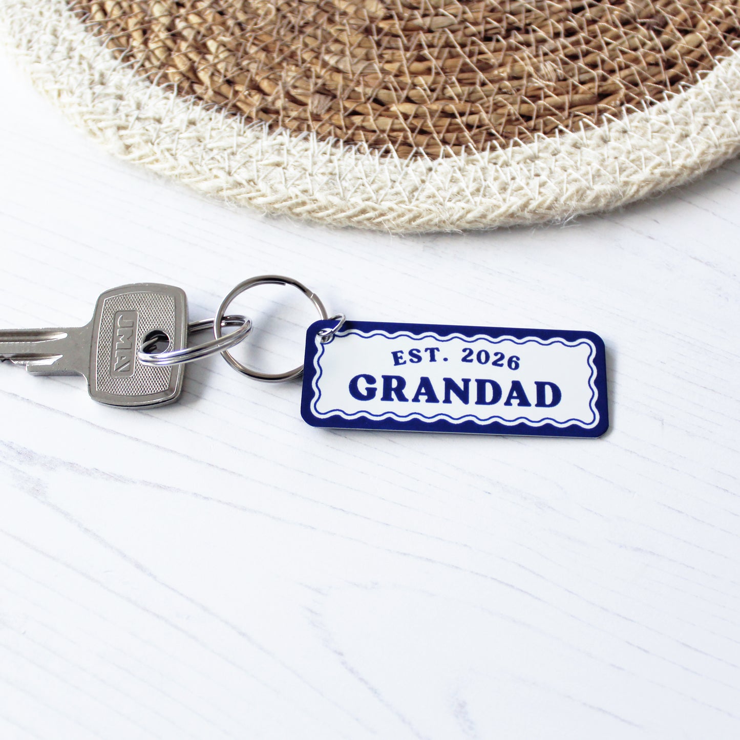 The Year You Became My Grandad Keyring