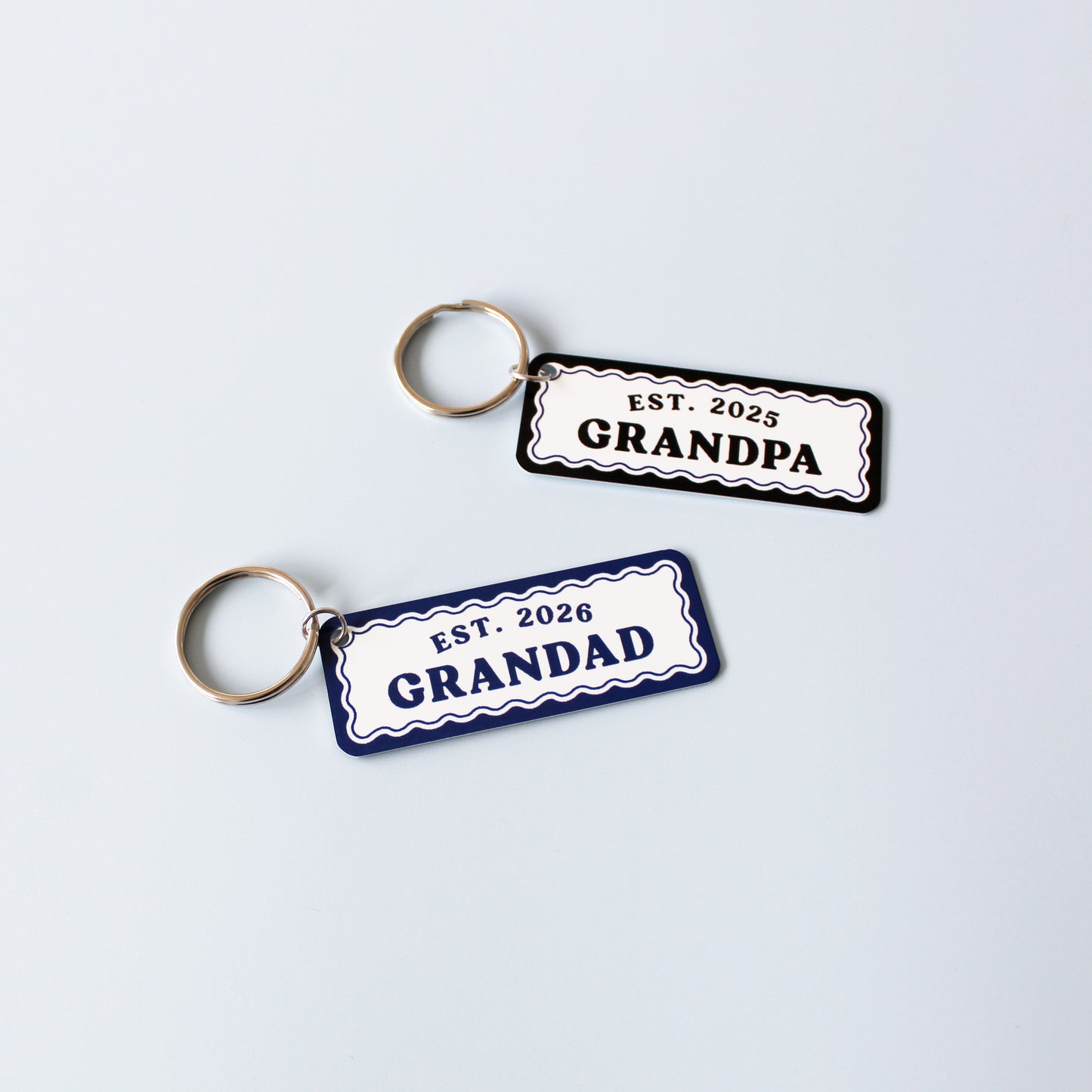 The Year You Became My Grandad Keyring