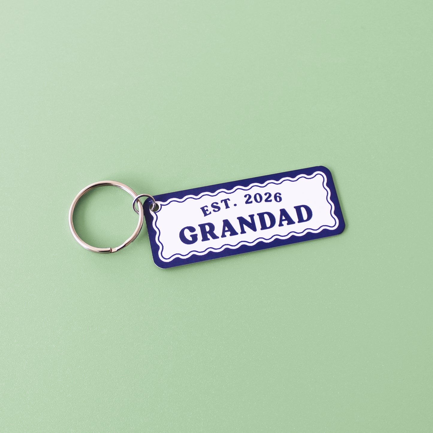 The Year You Became My Grandad Keyring
