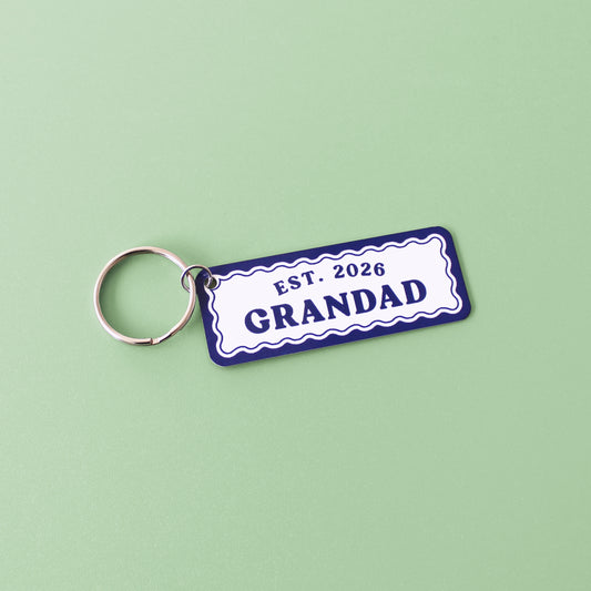 The Year You Became My Grandad Keyring