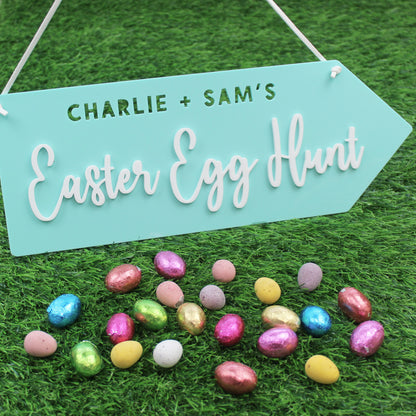 Easter Egg Hunt Personalised Sign