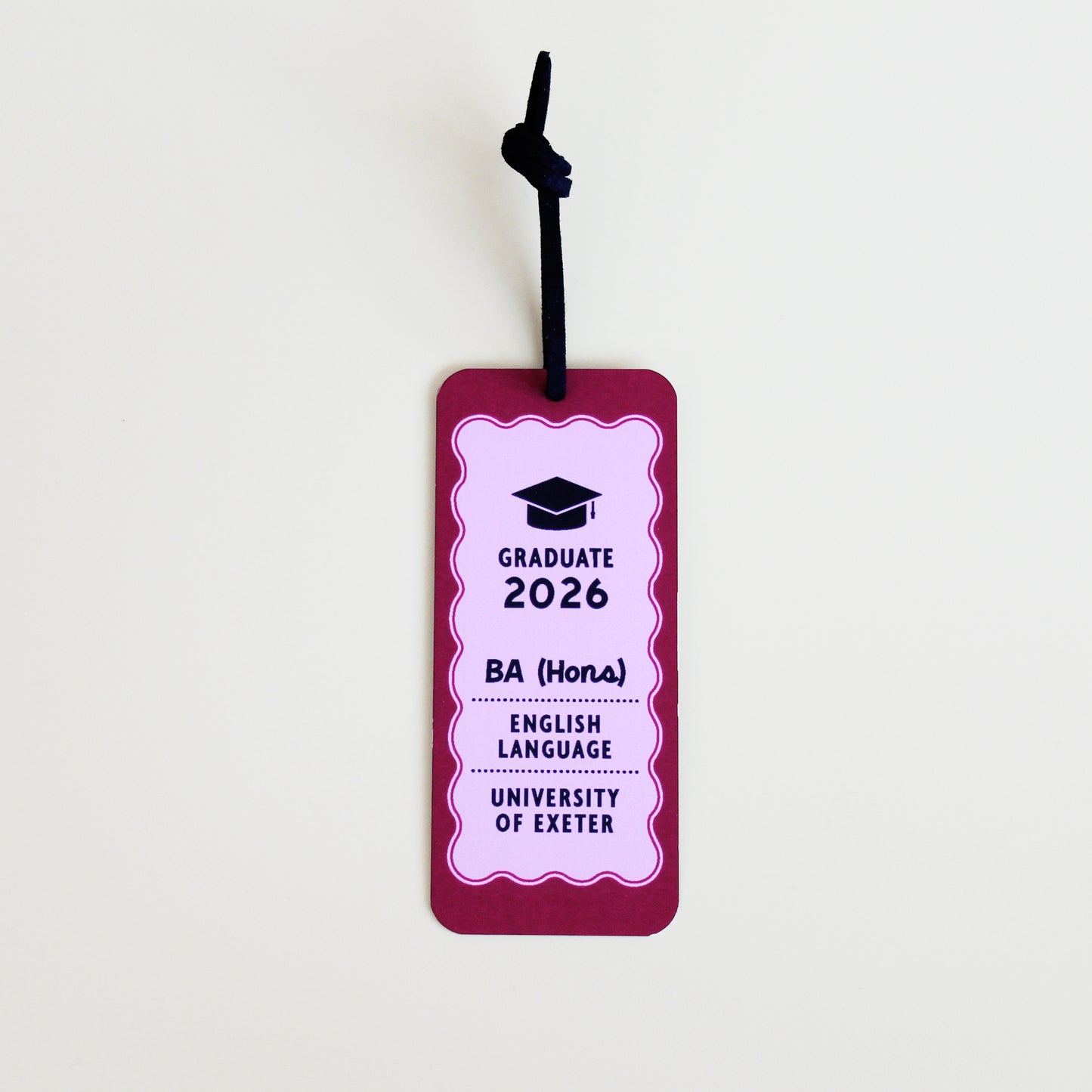 University Graduation Bookmark