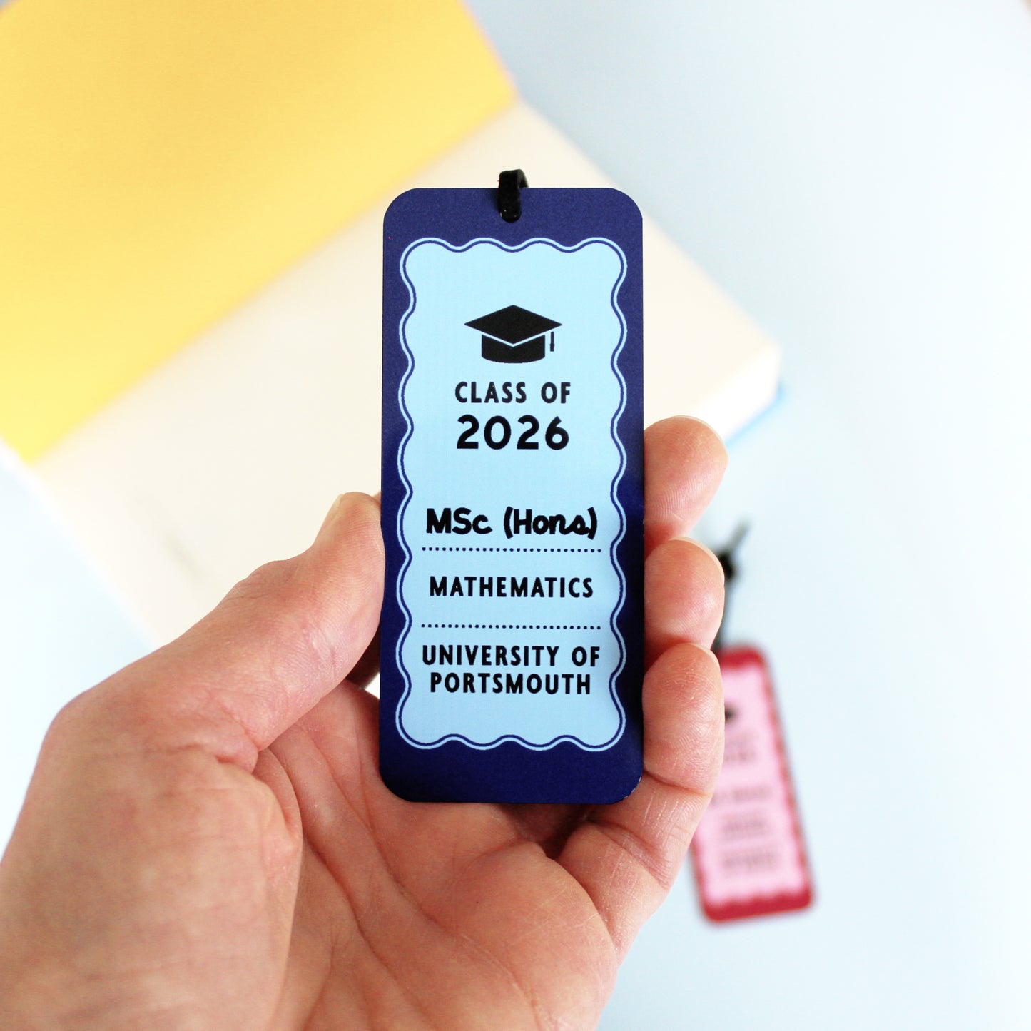 University Graduation Bookmark