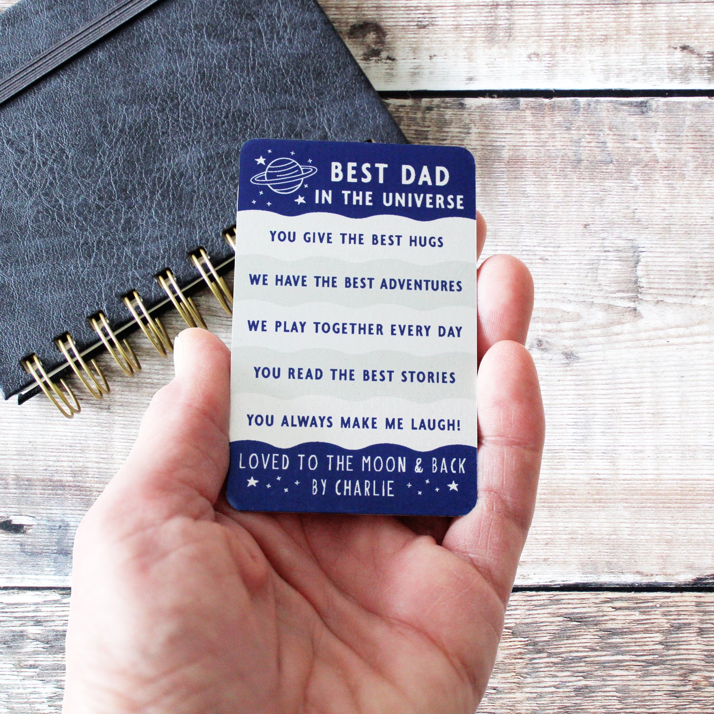 Reasons You Are The Best Dad Personalised Wallet Card