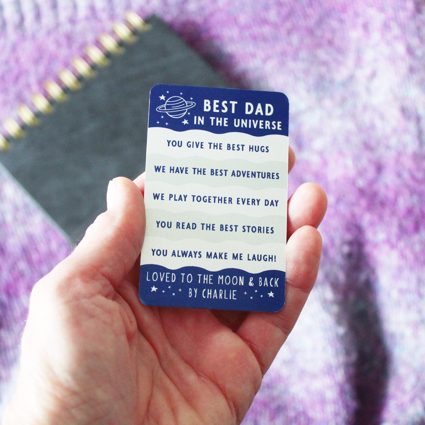 Reasons You Are The Best Dad Personalised Wallet Card