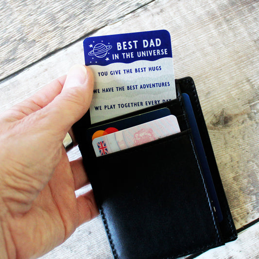 Reasons You Are The Best Dad Personalised Wallet Card