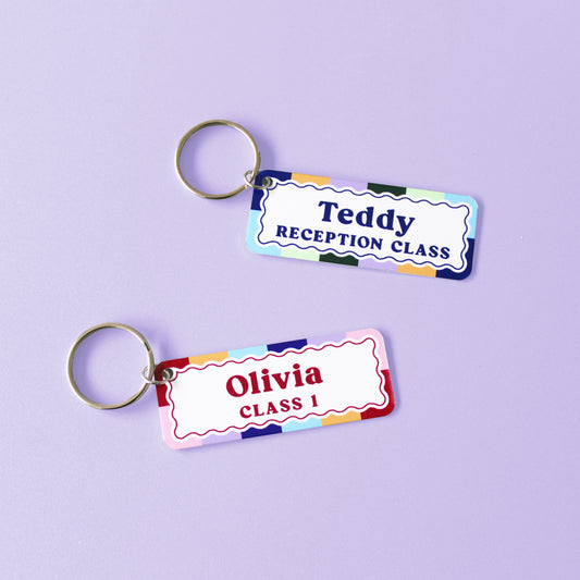 Personalised Name Tag For School Bag
