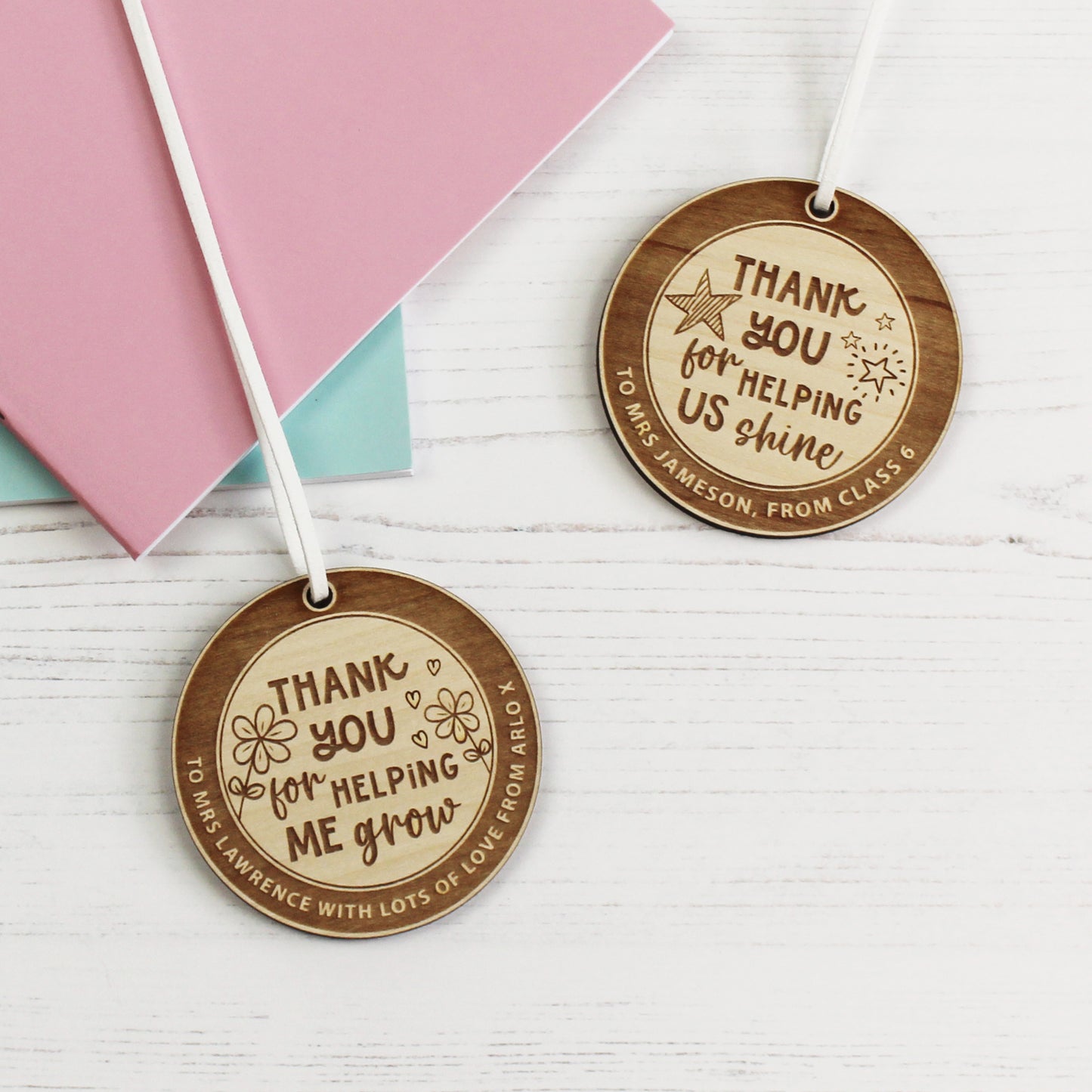 Thank You For Helping Me Grow Wooden Decoration