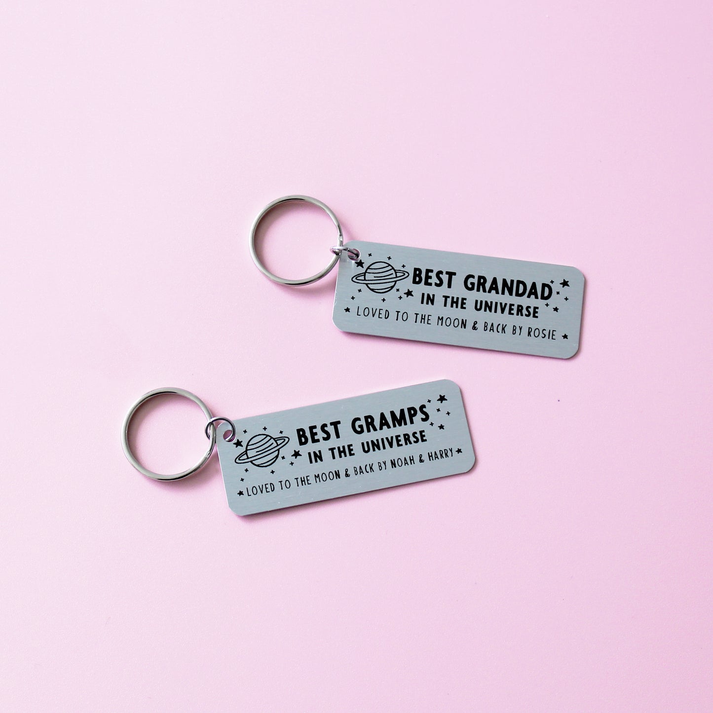 Best Grandad In The Universe Personalised Keyring