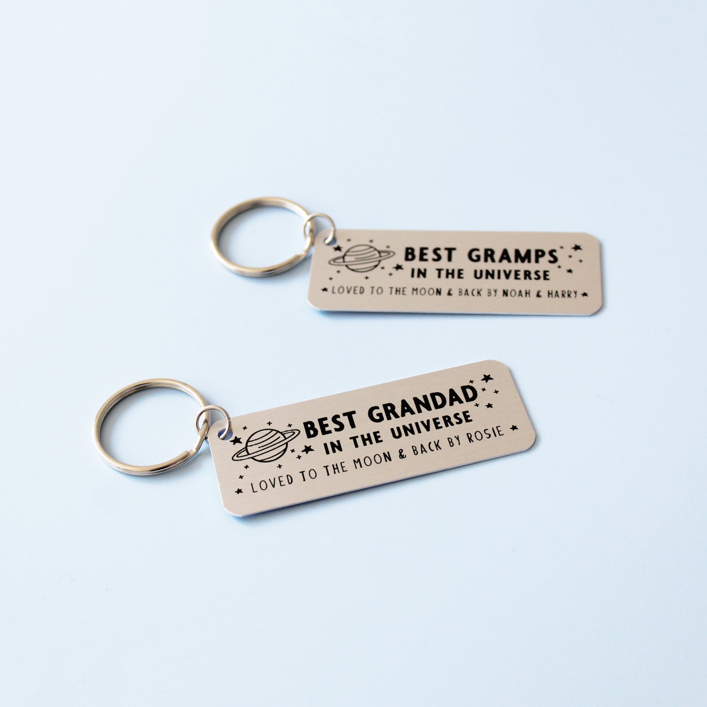 Best Grandad In The Universe Personalised Keyring