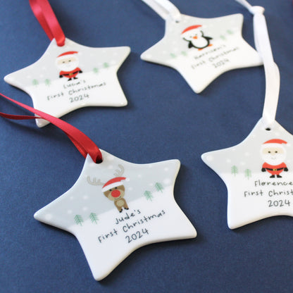 Baby's First Christmas Star Decoration