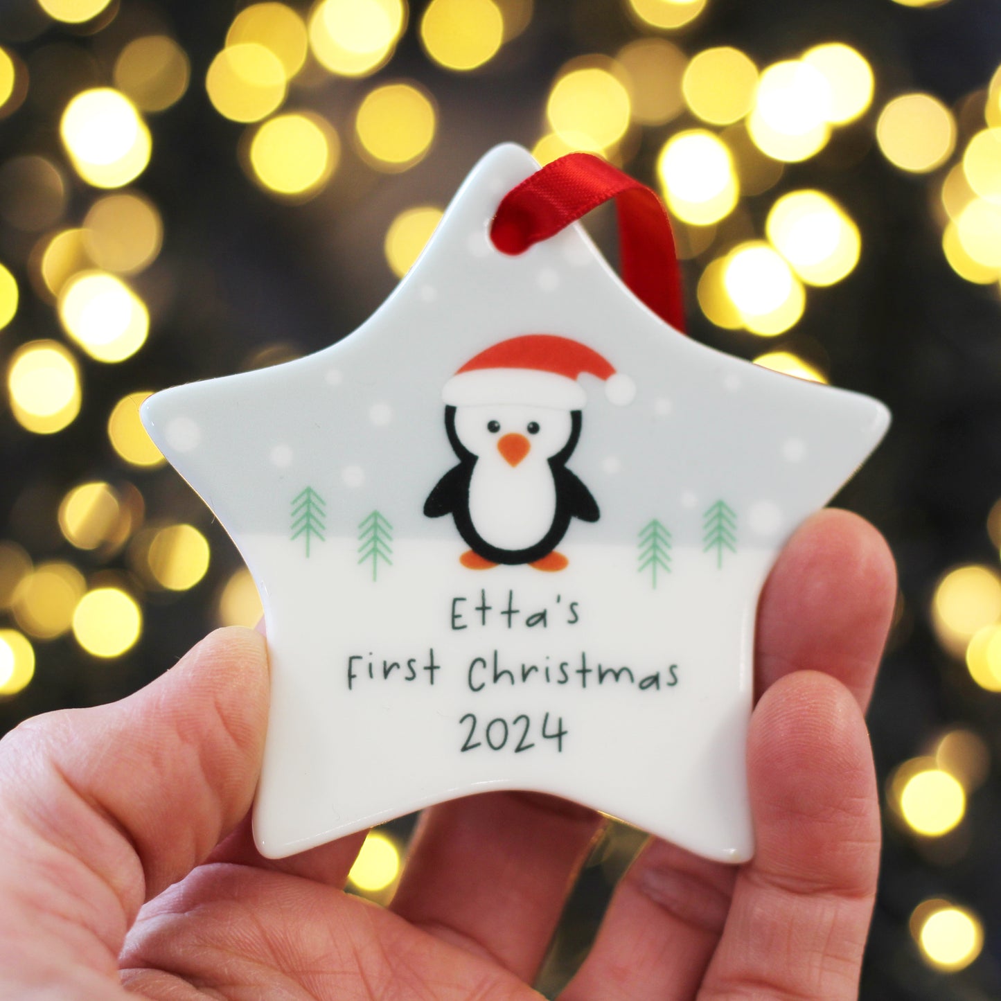 Baby's First Christmas Star Decoration