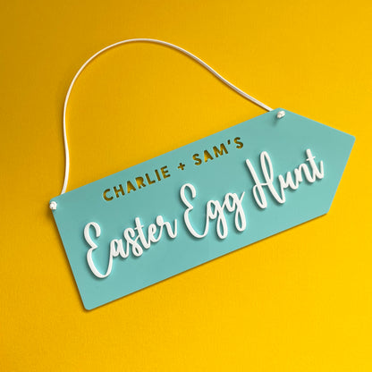 Easter Egg Hunt Personalised Sign