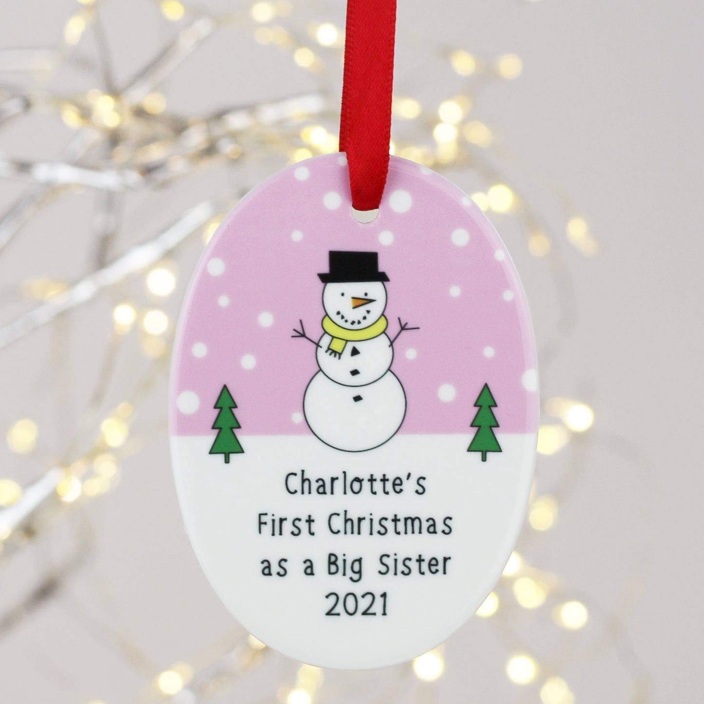 My First Christmas as a Big Brother or Sister Ceramic Decoration